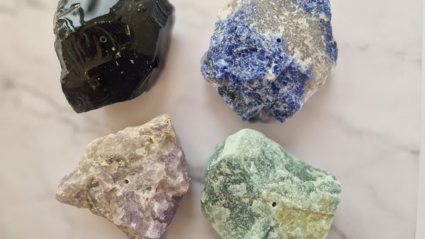 Raw Crystal Incense Holders