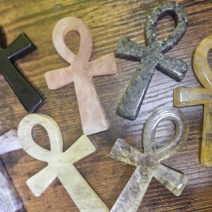 Crystal Ankh Carving