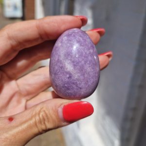 Lepidolite Crystal Egg
